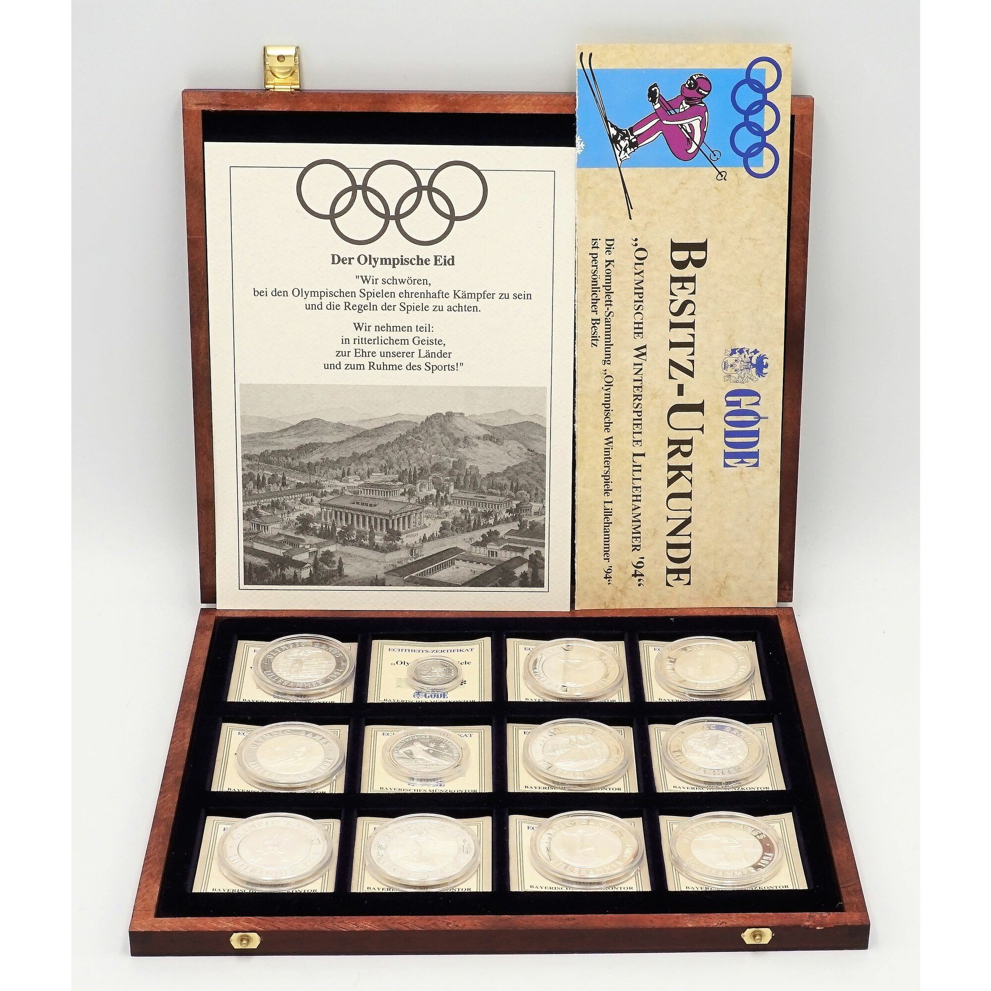 12 Medaillen Olympische Winterspiele Lillehammer 1994