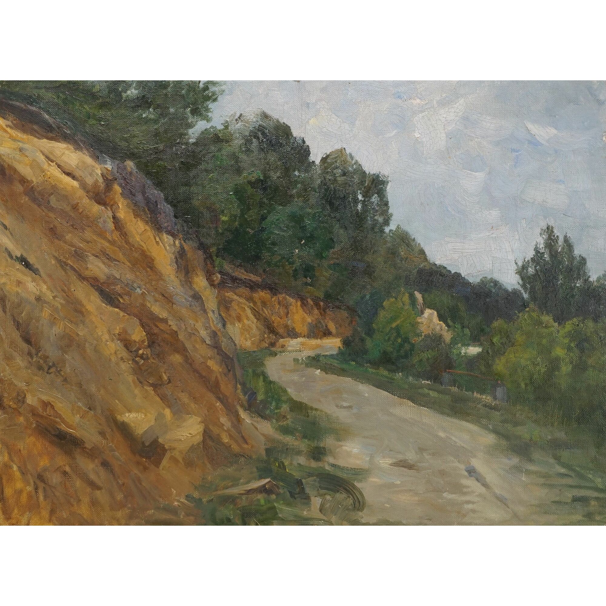 Hermann Ritzau, Wanderweg entlang der Felskante