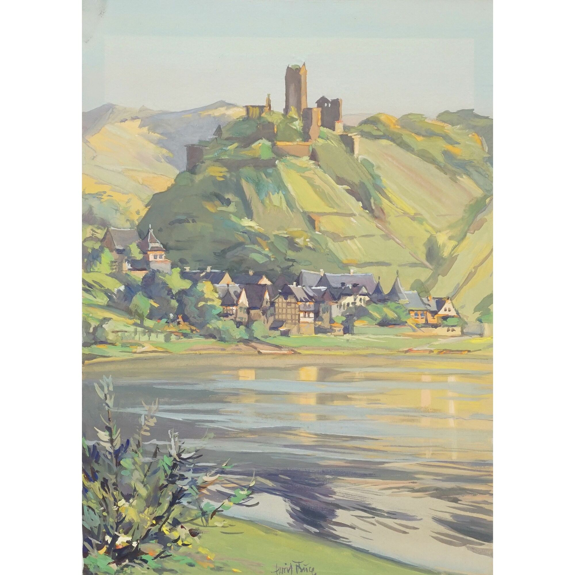 Erich Kux, Burg Metternich /Beilstein a. d. Mosel